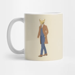 serval cat detective Mug